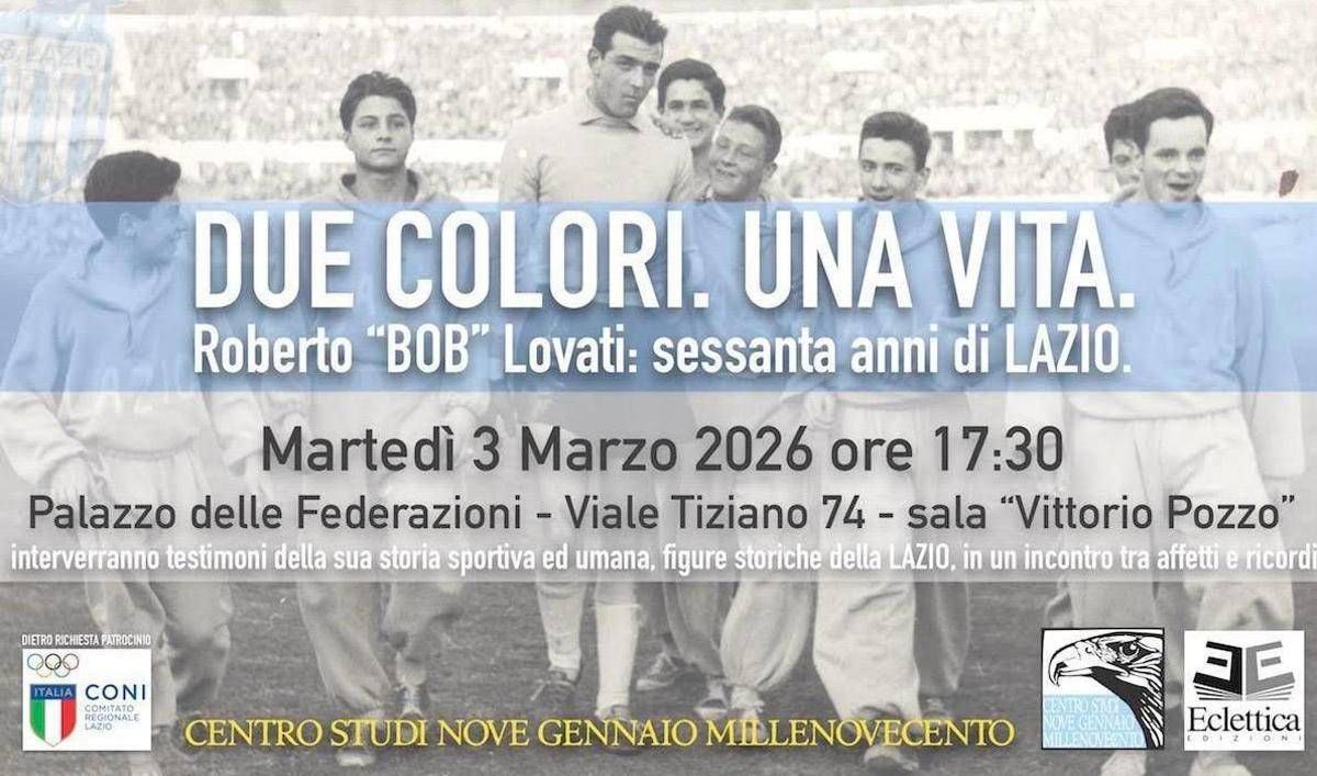 "Sessant'anni di Lazio", un libro per 'Bob' Lovati - 