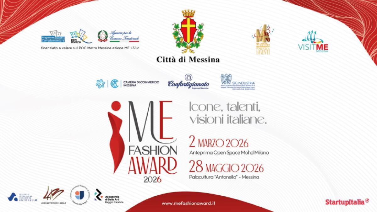 Comune di Messina in vetrina alla Fashion Week di Milano con il ME Fashion Award - 