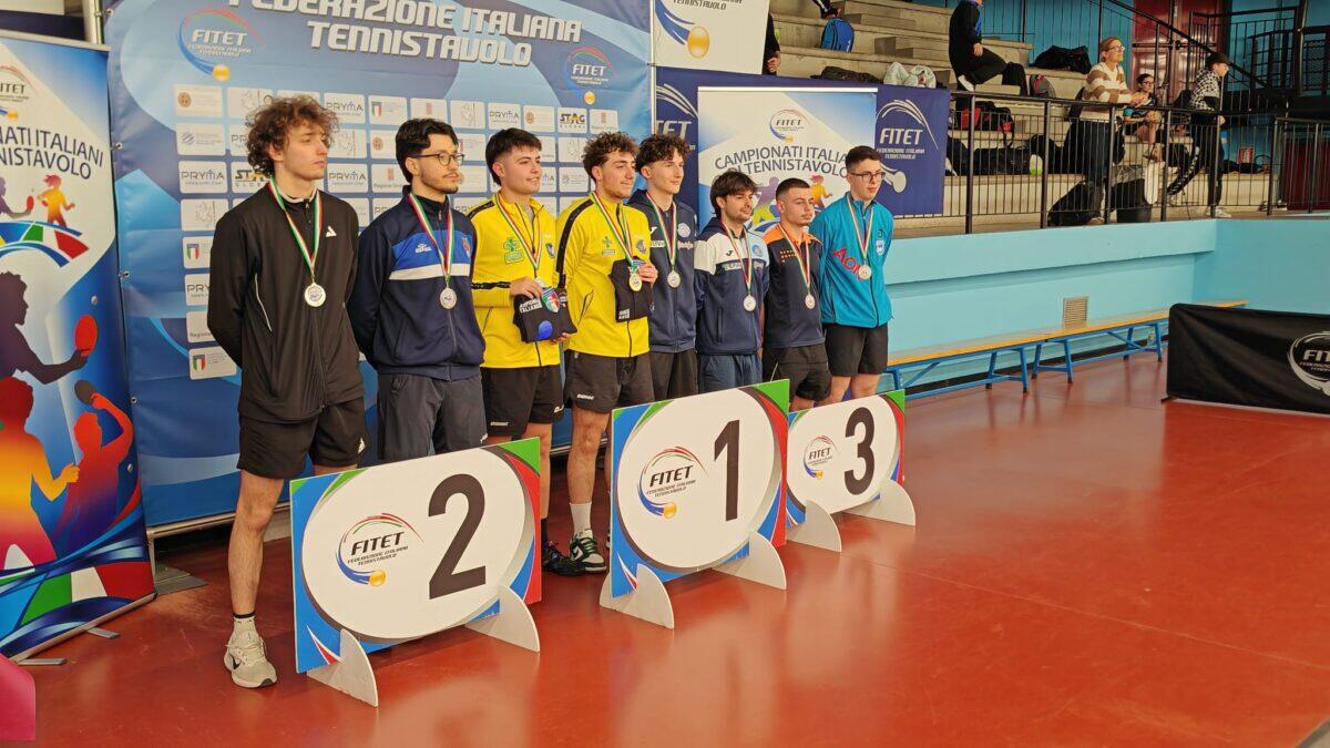 Trionfo al PalaTennistavolo: Fitet Sicilia conquista il titolo nel doppio Under 21 con Spagnolo e Saavedra - 