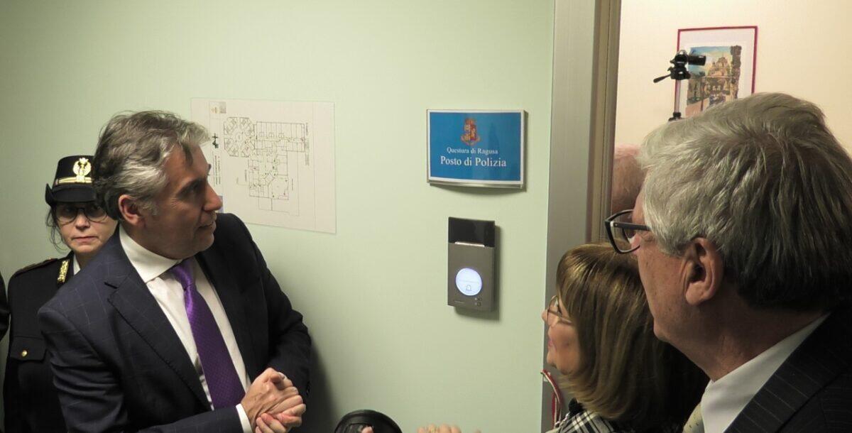 Inaugurazione del Nuovo Posto di Polizia presso il Pronto Soccorso dell’Ospedale di Ragusa per la Sicurezza del Personale Sanitario - 