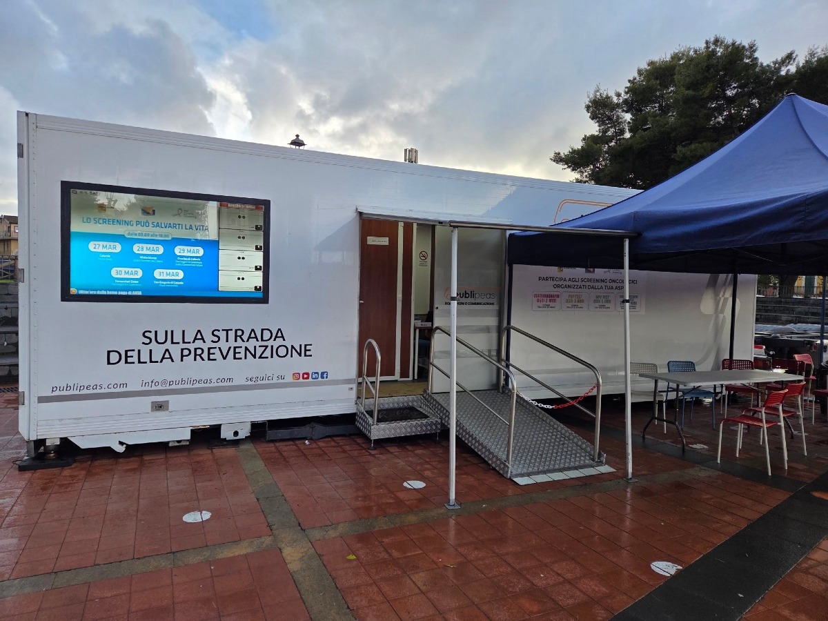 San Gregorio di Catania: oltre 80 partecipanti e 81 prestazioni al Camper della Prevenzione - Credit Foto Comune di San Gregorio di Catania 