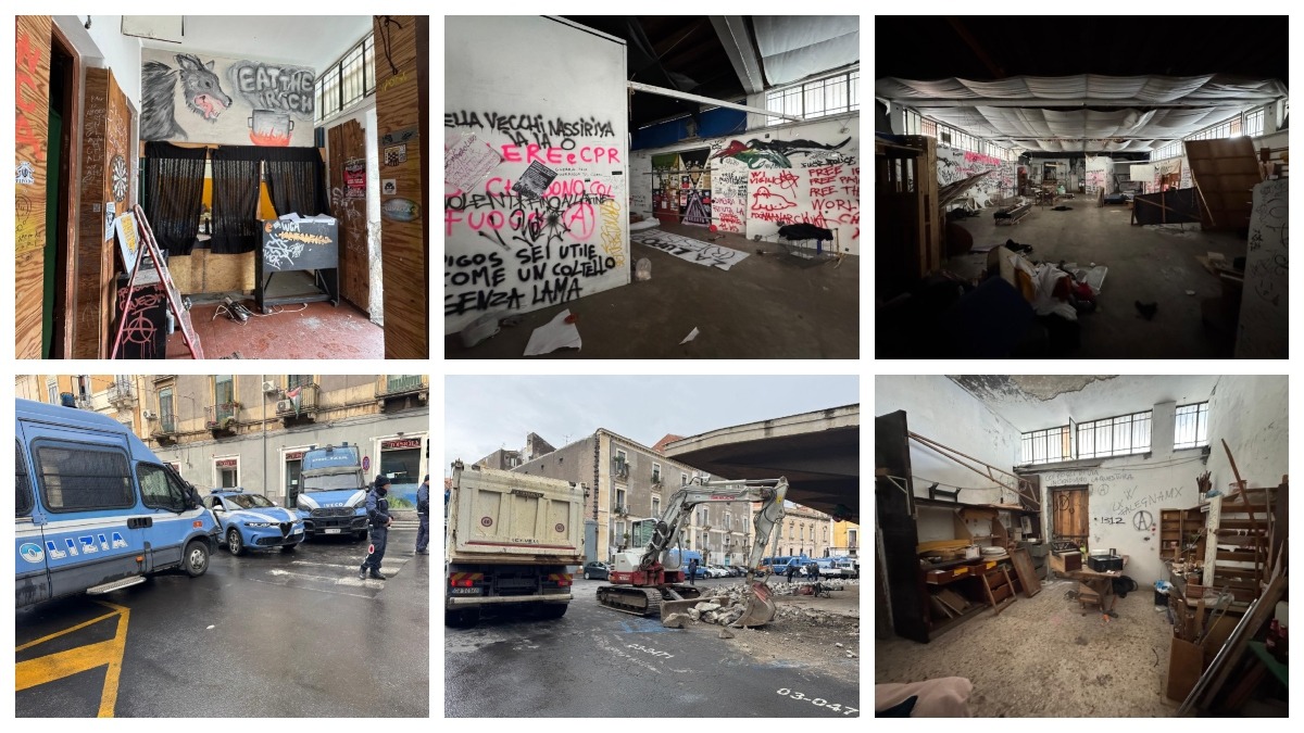 Catania, sgombero dell'ex Palestra Lupo: Trantino annuncia demolizione e invita al dialogo - Credit foto Enrico Trantino Sindaco