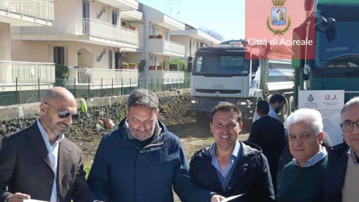 Acireale, partiti i lavori per la nuova strada tra via Merì e via Ispica a Piano d'Api - Credit foto Città di Acireale