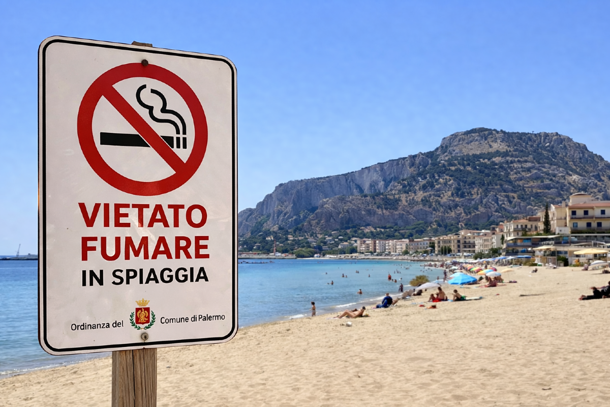 Palermo, proposta per vietare il fumo su tutte le spiagge: motivi, tempi e alternative - 