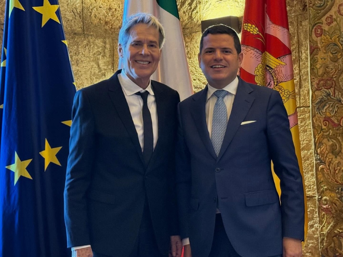 Baglioni a Palermo: l'incontro con il presidente dell'Assemblea Regionale Siciliana al Palazzo Reale - Credit Foto Gaetano Galvagno