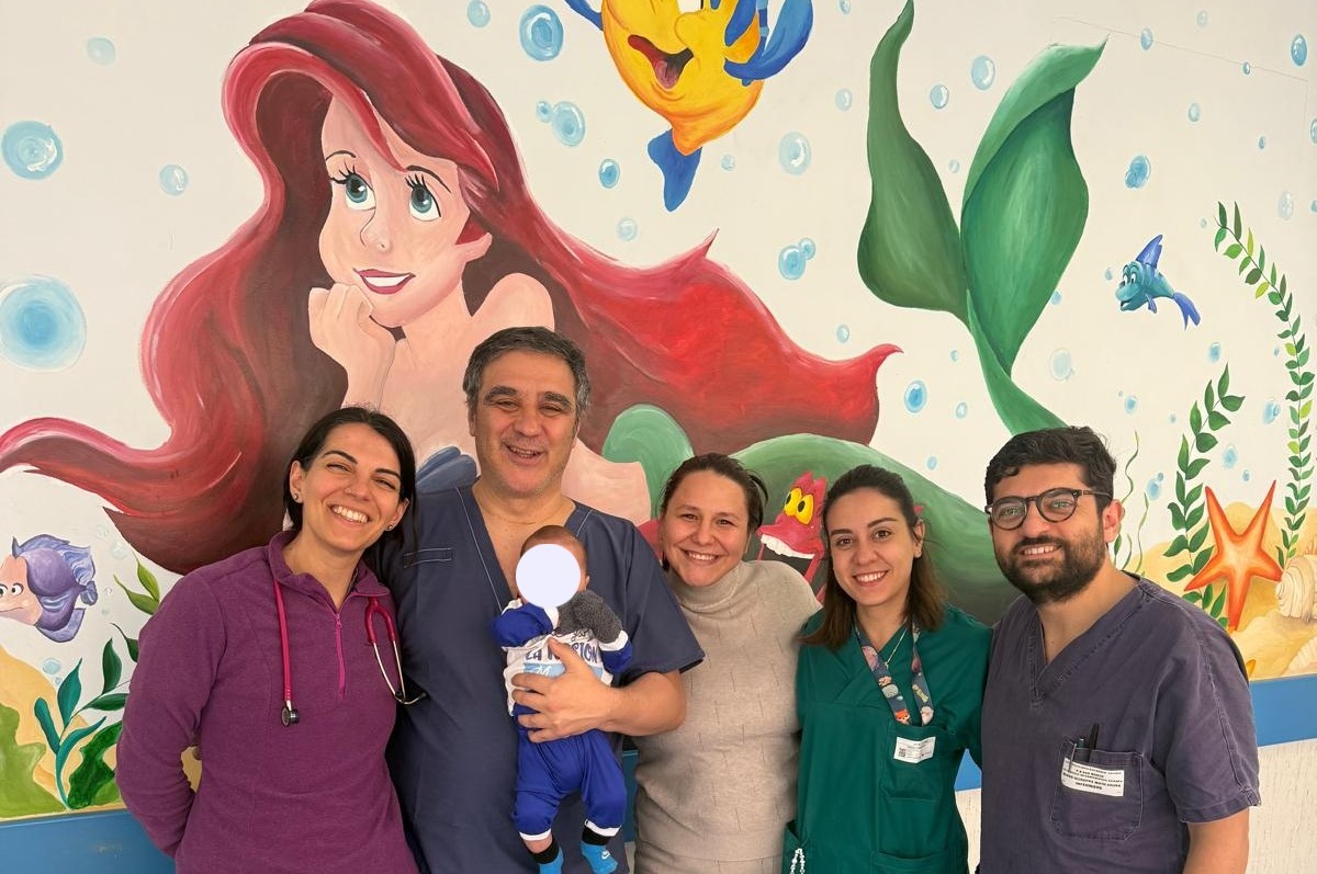 Bimbo venezuelano operato a Taormina: intervento salvavita, torna a casa dopo la cura al CCPM - Credit Foto Cardiochirurgia Pediatrica Sicilia
