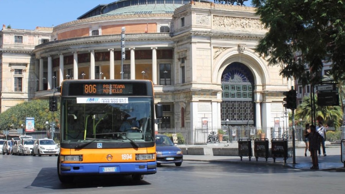 Regione autorizza il prolungamento della linea urbana 389 dell’AMAT verso Monreale - Credit Foto AMAT Palermo