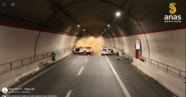 Esercitazione notturna nella galleria San Demetrio: test sulle emergenze lungo la Catania–Siracusa