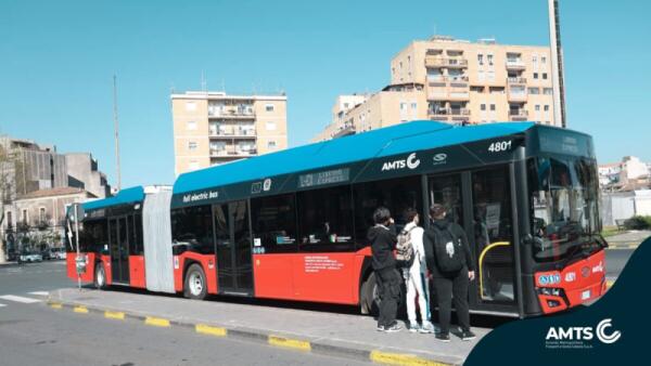 Inaugurato il servizio dei bus Solaris Urbino 18 Electric per migliorare i collegamenti tra Librino e il centro di Catania, secondo AMTS Catania