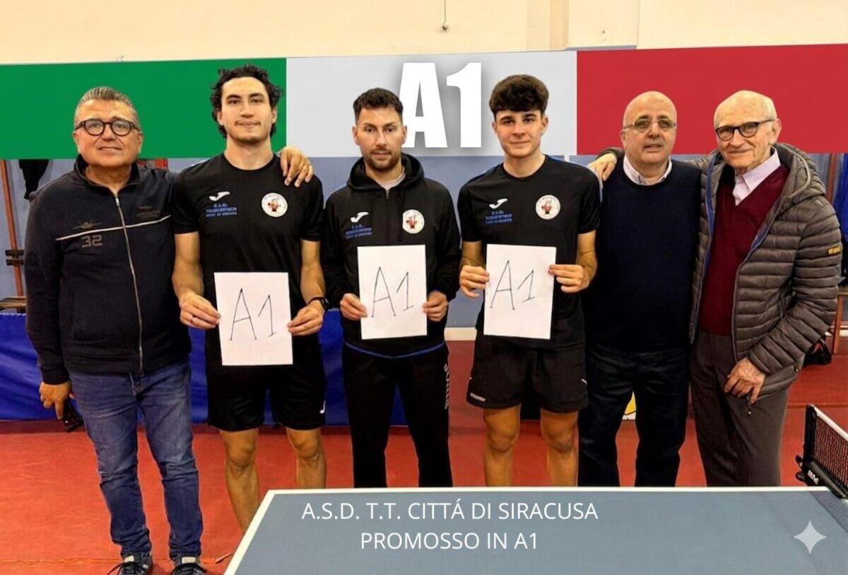 Promozione in A1 per l’A.S.D. T.T. CITTÀ DI SIRACUSA: un traguardo storico per Fitet Sicilia - 