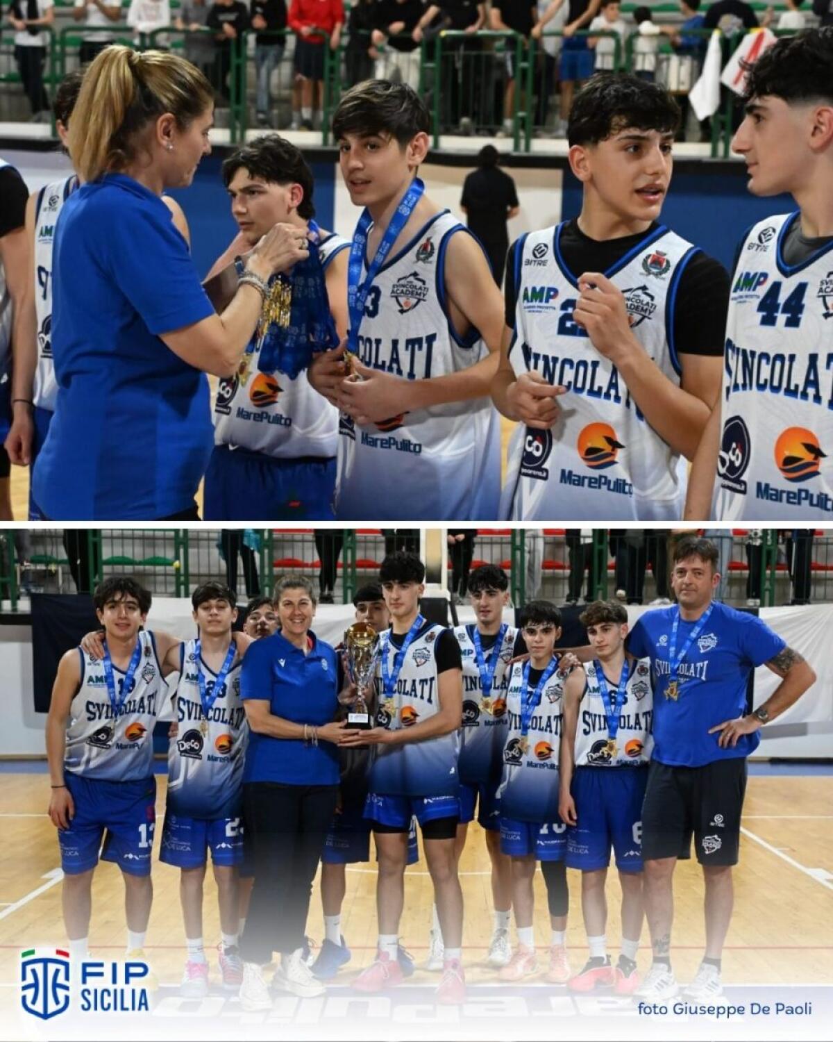 Finale Under-15 d’Eccellenza: FIP Pallacanestro, vittoria in rimonta per la Svincolati Milazzo sul Trapani Shark - 