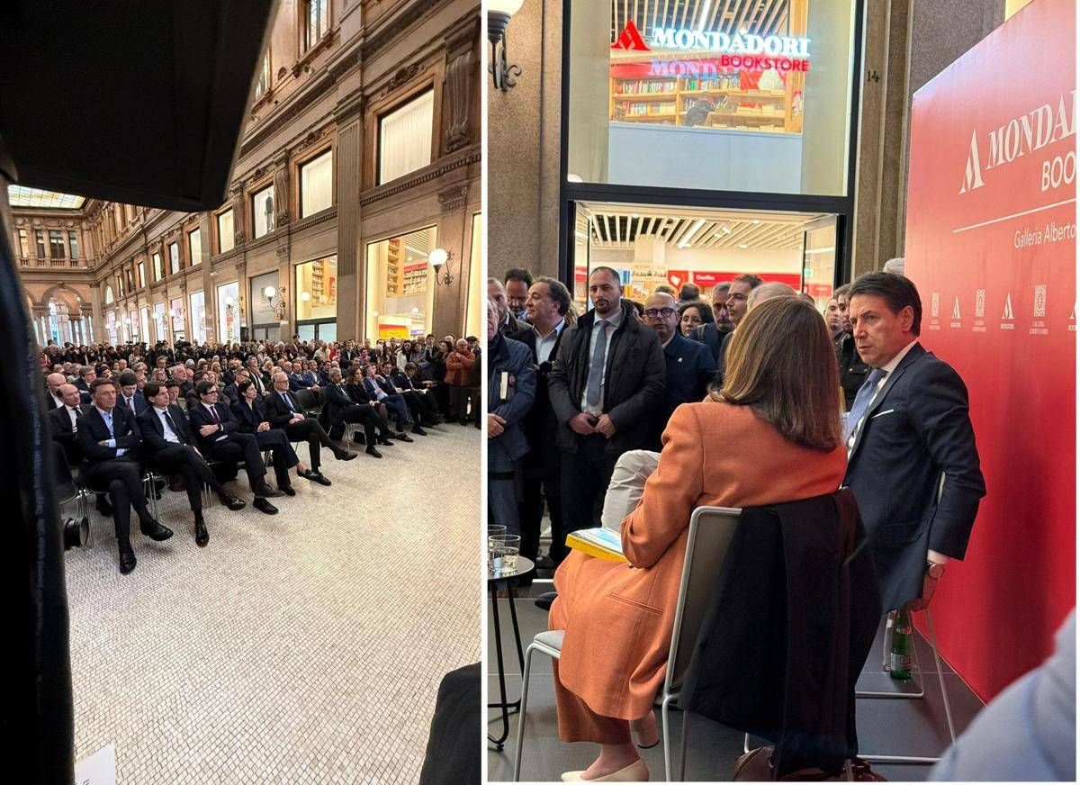 ‘Una nuova primavera’, da Schlein a Fratoianni centrosinistra schierato per il libro di Giuseppe Conte - 