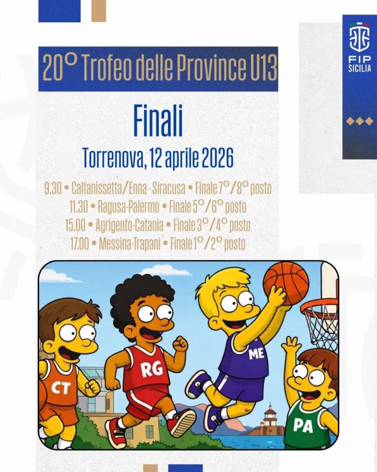 Finali del 20º Trofeo delle Province FIP Pallacanestro al PalaTorre di Torrenova - 