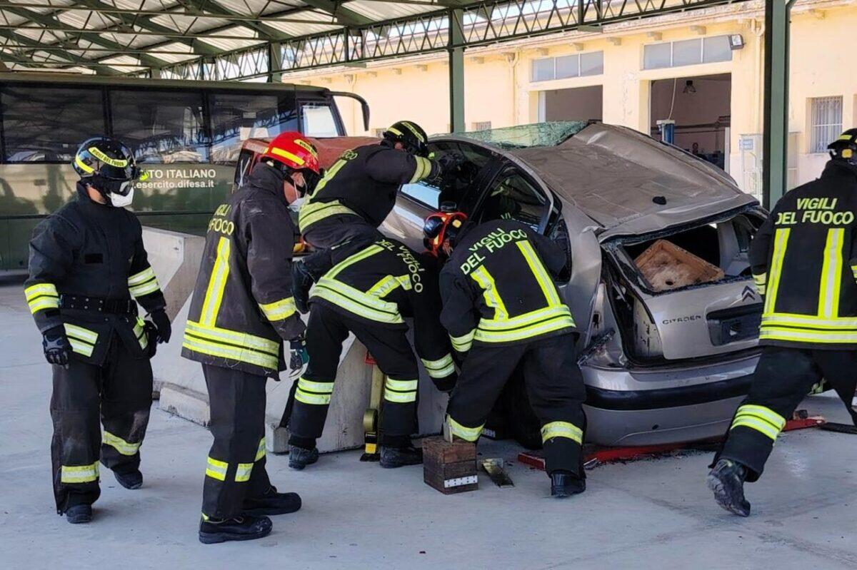 Formazione avanzata dei Vigili del Fuoco in Sicilia per interventi di estricazione da incidenti stradali - 