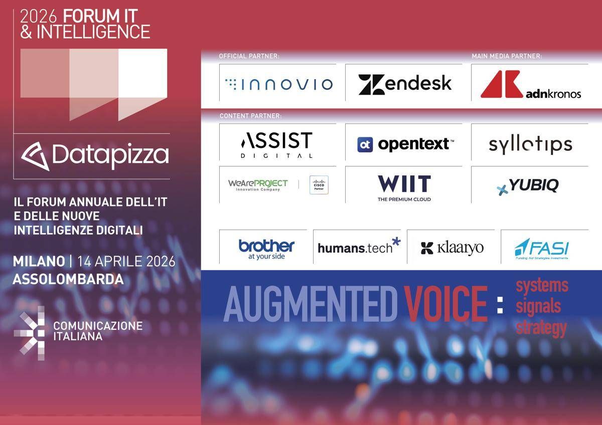 Forum IT & Intelligence 2026, il 14 aprile in Assolombarda edizione dedicata alla “Augmented Voice” - 