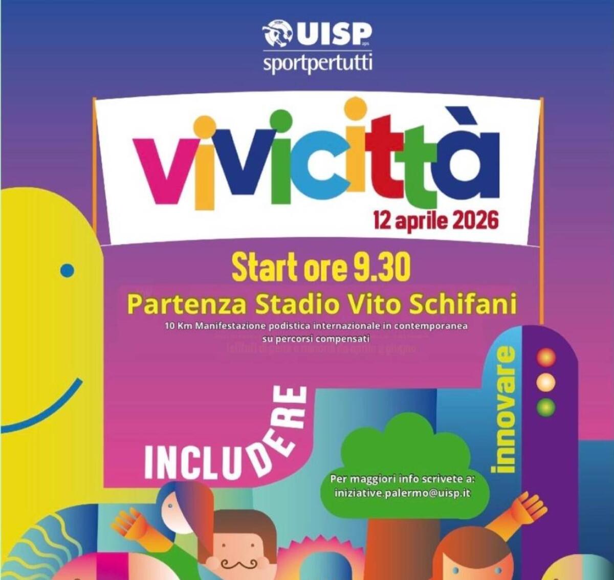 Limitazioni alla Circolazione nel Comune di Palermo per la 42° Vivicittà del 12 Aprile - 