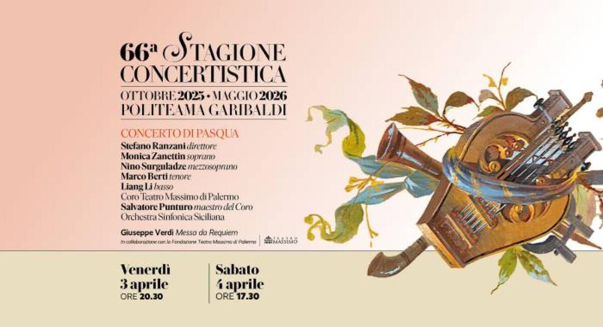 Messa da Requiem di Verdi al Politeama Garibaldi: un evento imperdibile per la Pasqua 2024 - 