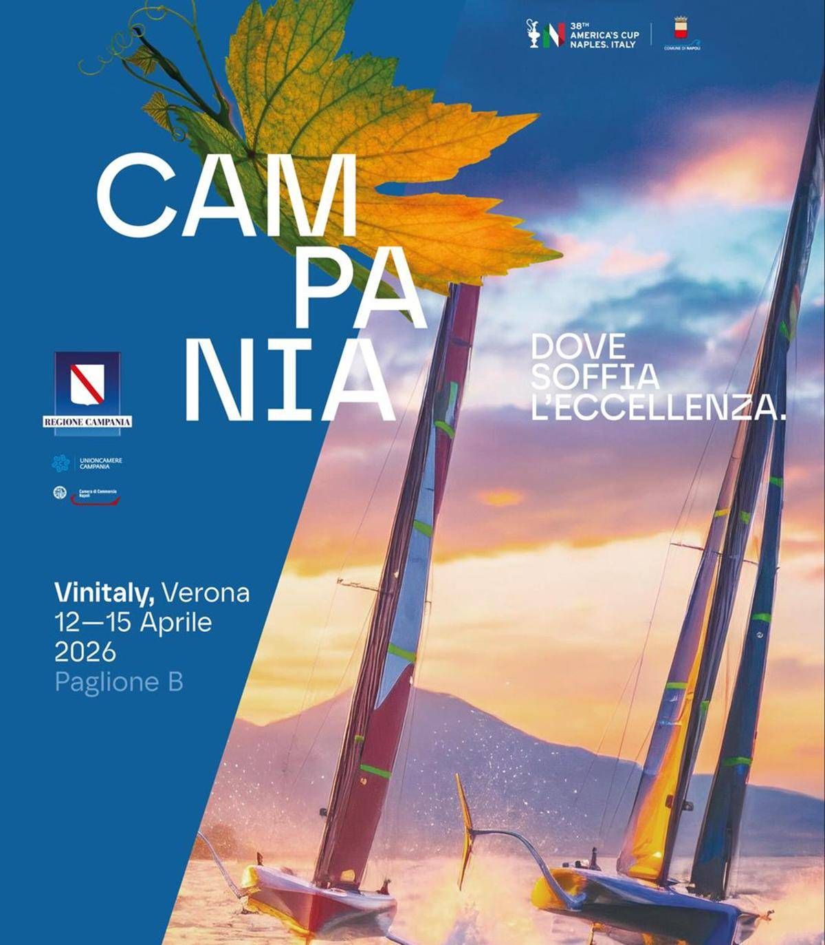Vinitaly, la Campania protagonista con 170 aziende e uno sguardo all’America’s Cup 2027 - 