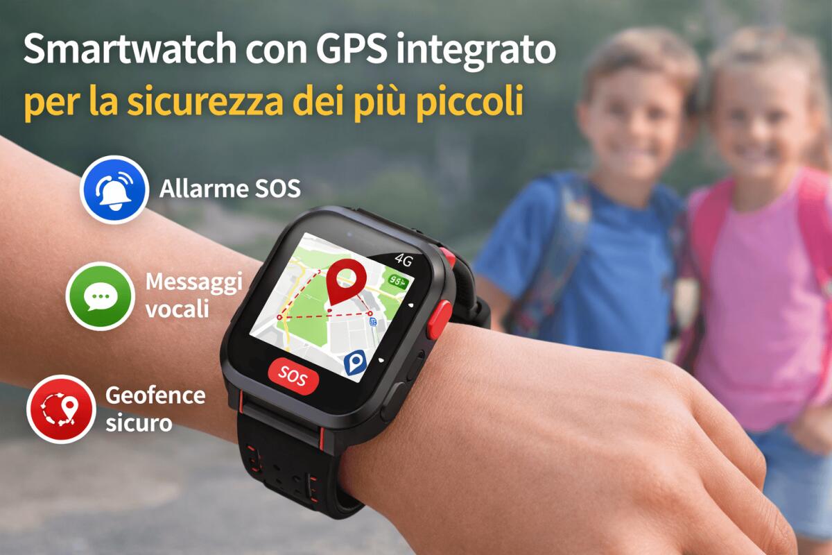 Smartwatch con GPS integrato: strumento per la sicurezza dei più piccoli - 