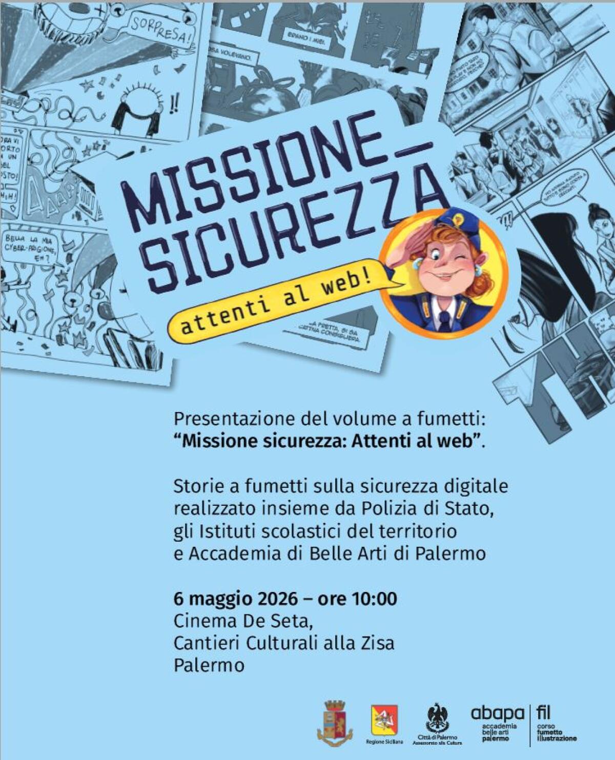 Presentazione a Palermo del volume sulla sicurezza digitale promosso dalla Polizia di Stato e dall'Accademia di Belle Arti - 