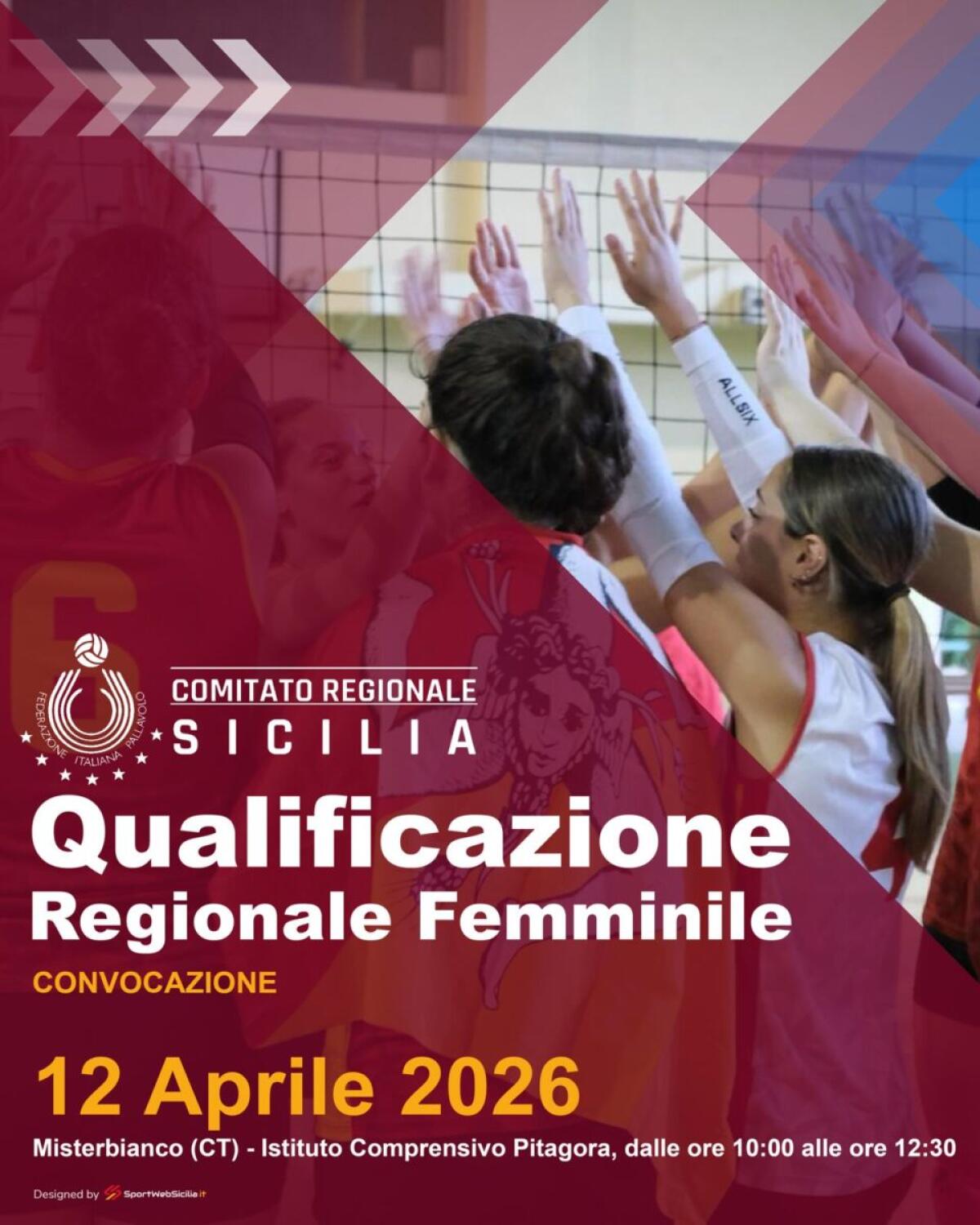 Allenamento della Feder Volley Sicilia per la Qualificazione Regionale Femminile a Misterbianco - 