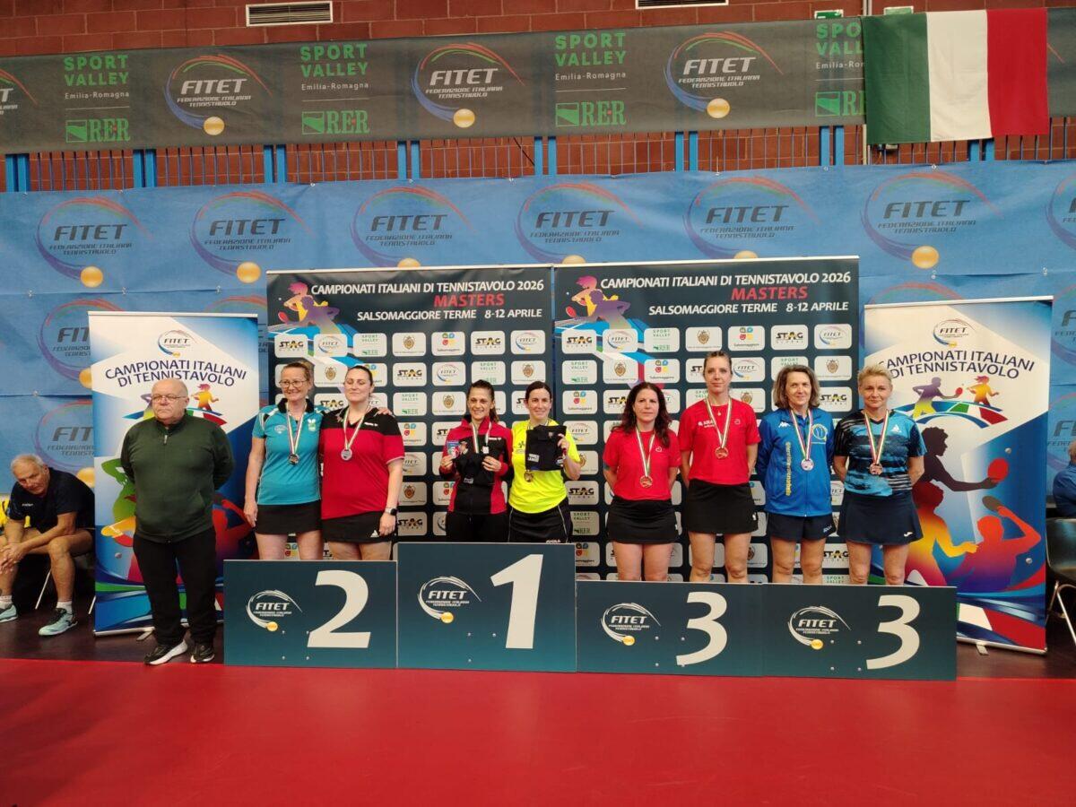 Successi per Fitet Sicilia ai Campionati Italiani Master di Tennistavolo a Salsomaggiore Terme - 