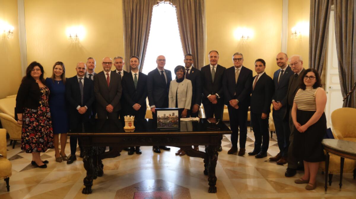 Visita Istituzionale della Delegazione di Rochester al Comune di Caltanissetta - 