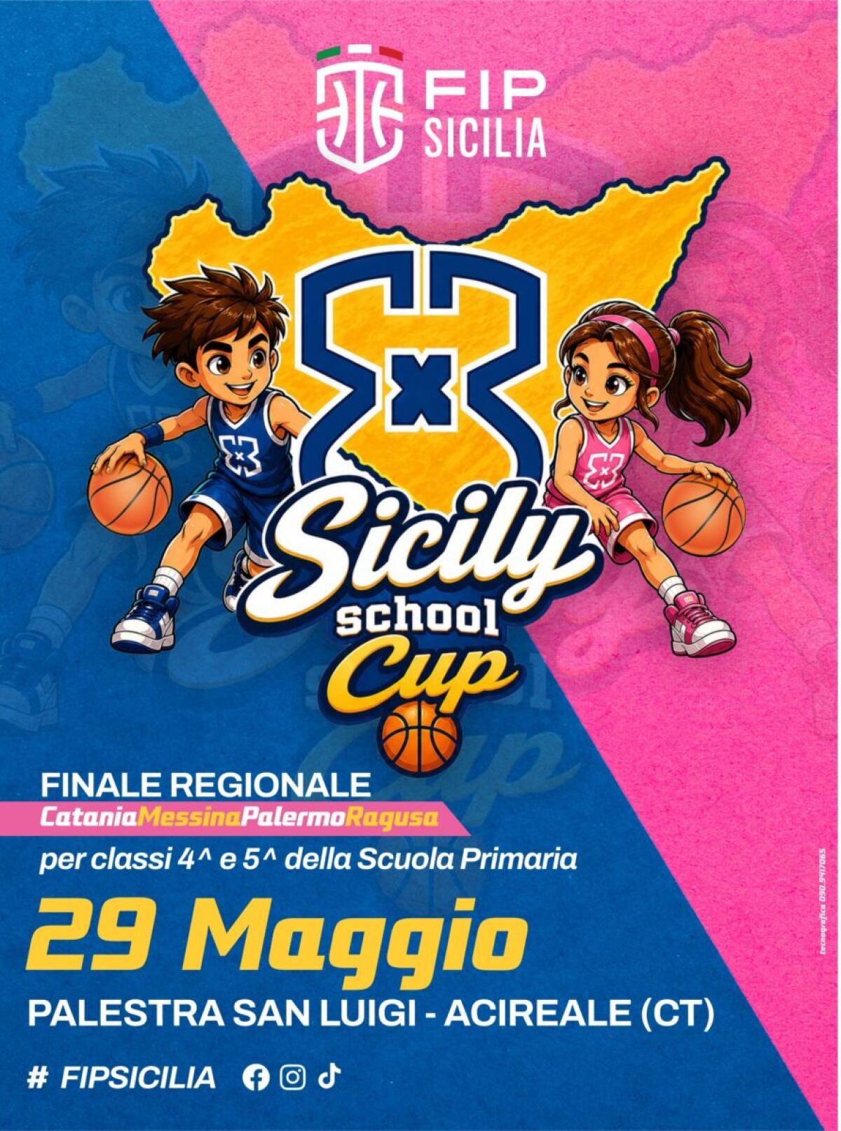 FIP Pallacanestro promuove la Sicily School Cup 3×3 per otto istituti siciliani - 