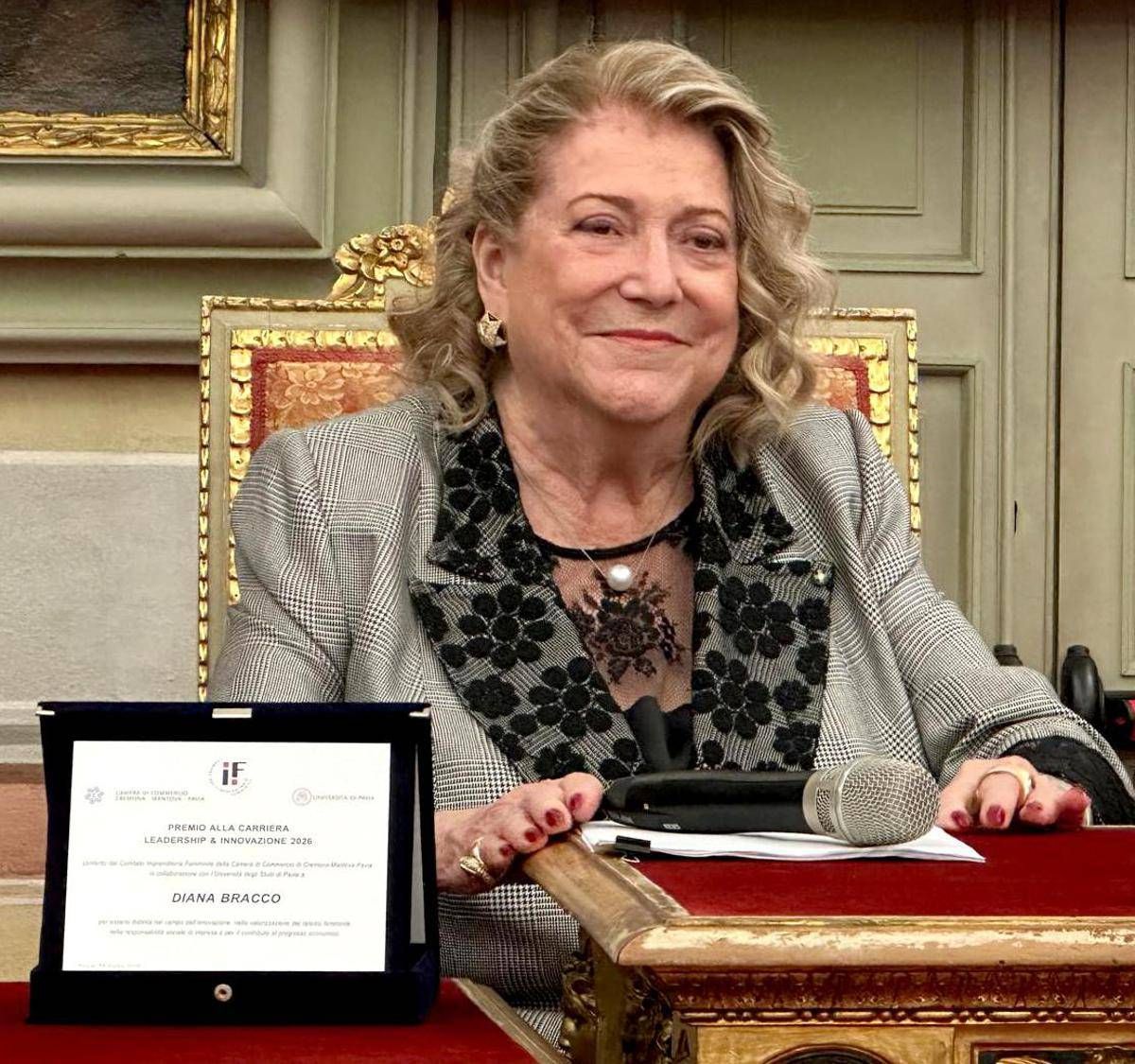 Diana Bracco premiata alla carriera per 'Leadership & Innovazione' - 
