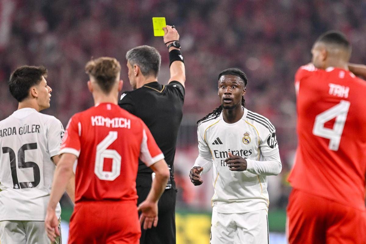 Camavinga espulso, caos in Bayern Monaco-Real Madrid. In Spagna: "Ingiustizia" - 