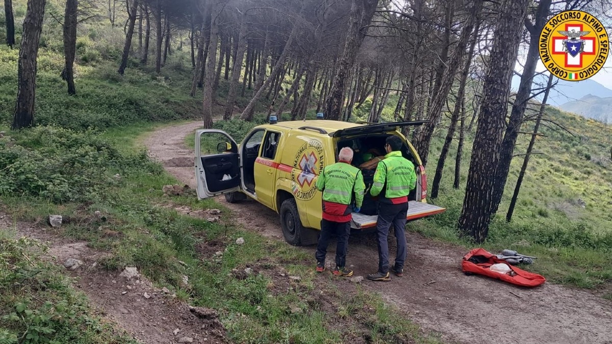 Endurista trovato senza vita a Portella Sant'Anna: intervento del Soccorso Alpino - Credit Foto Soccorso Alpino e Speleologico Siciliano - CNSAS