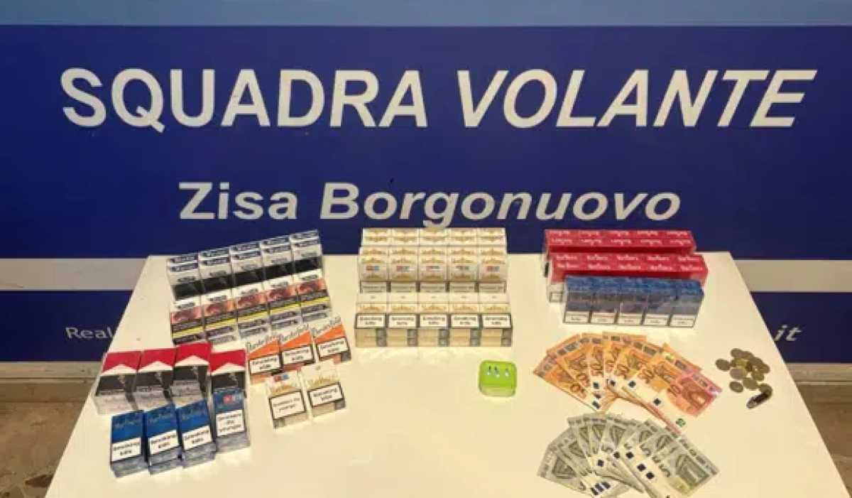 Palermo: sequestrati in un cassonetto 100 pacchetti di sigarette e 1,3 g di cocaina - 