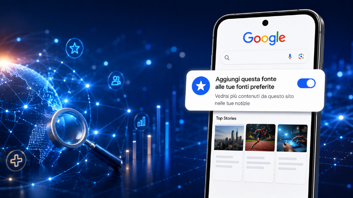 Le Fonti Preferite di Google arrivano in Italia: una nuova opportunità concreta per editori e monetizzazione  - 