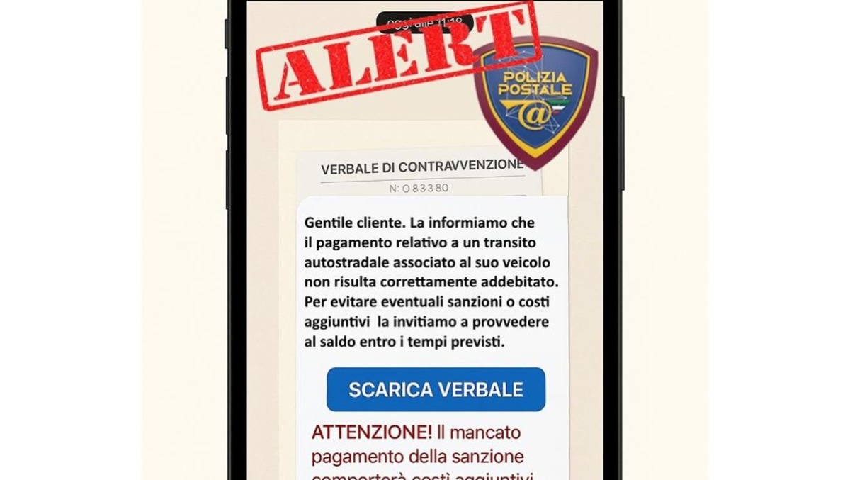 Allerta Polizia Postale: nuova truffa WhatsApp sul mancato pagamento dei pedaggi autostradali - Credit Foto Commissariato di PS Online - Italia