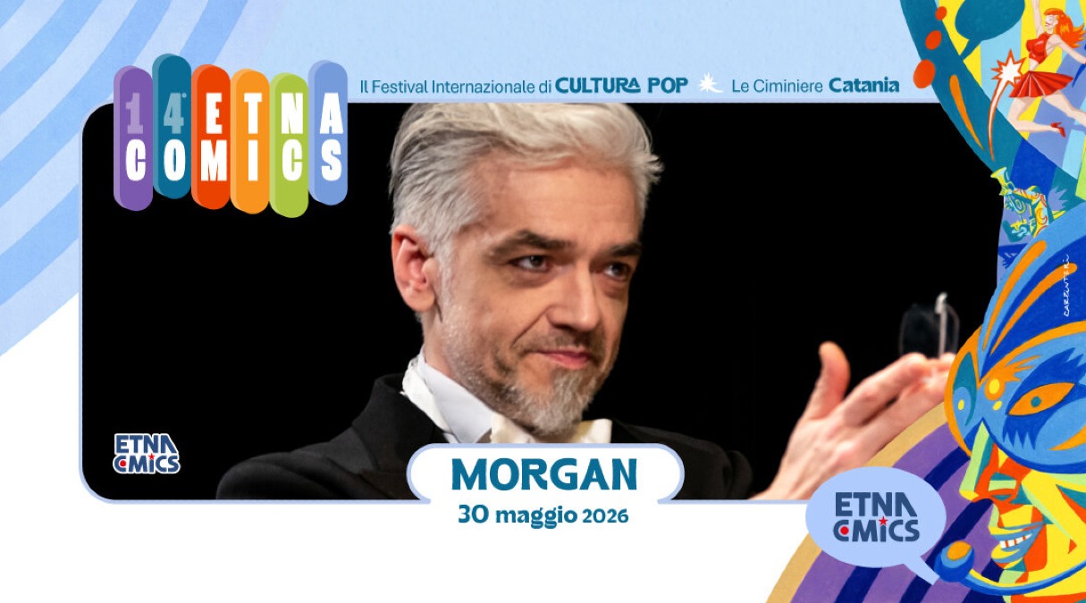 Morgan ospite d'apertura a Etna Comics 2026: appuntamento il 30 maggio nel ricordo di Pippo Baudo - Credit Foto Etna Comics