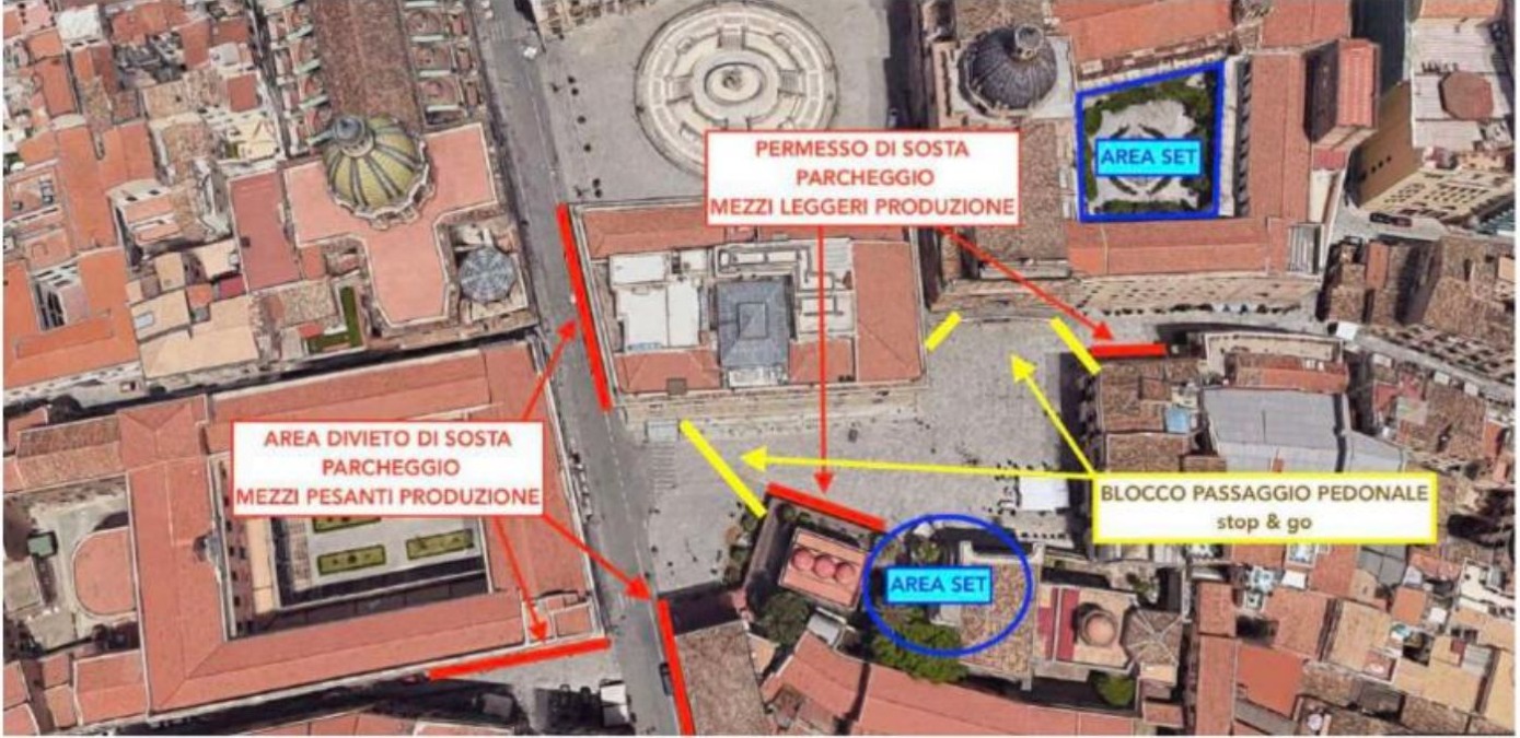 Palermo, ordinanza per le riprese di 'Young Sherlock': limitazioni al traffico dal 17 maggio 2026 - Credit Foto Comune di Palermo