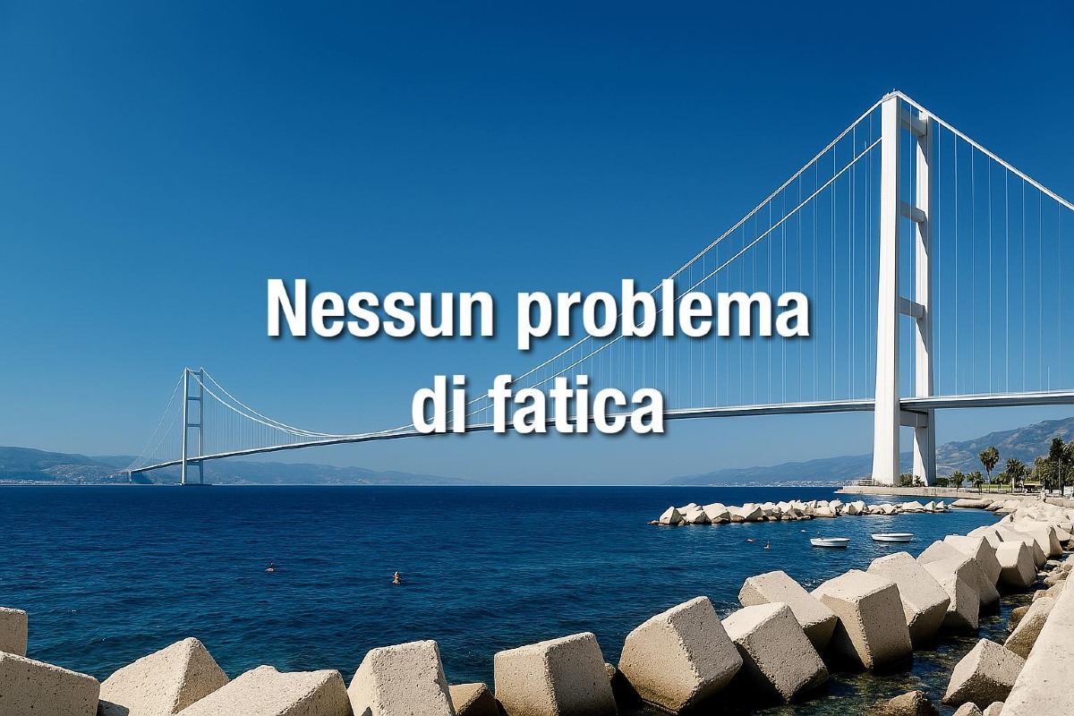 Ponte sullo Stretto: la pagina ufficiale respinge i timori sulla fatica dei cavi, ma indica il contatto sella come unico punto critico - Credit foto Ponte sullo Stretto di Messina