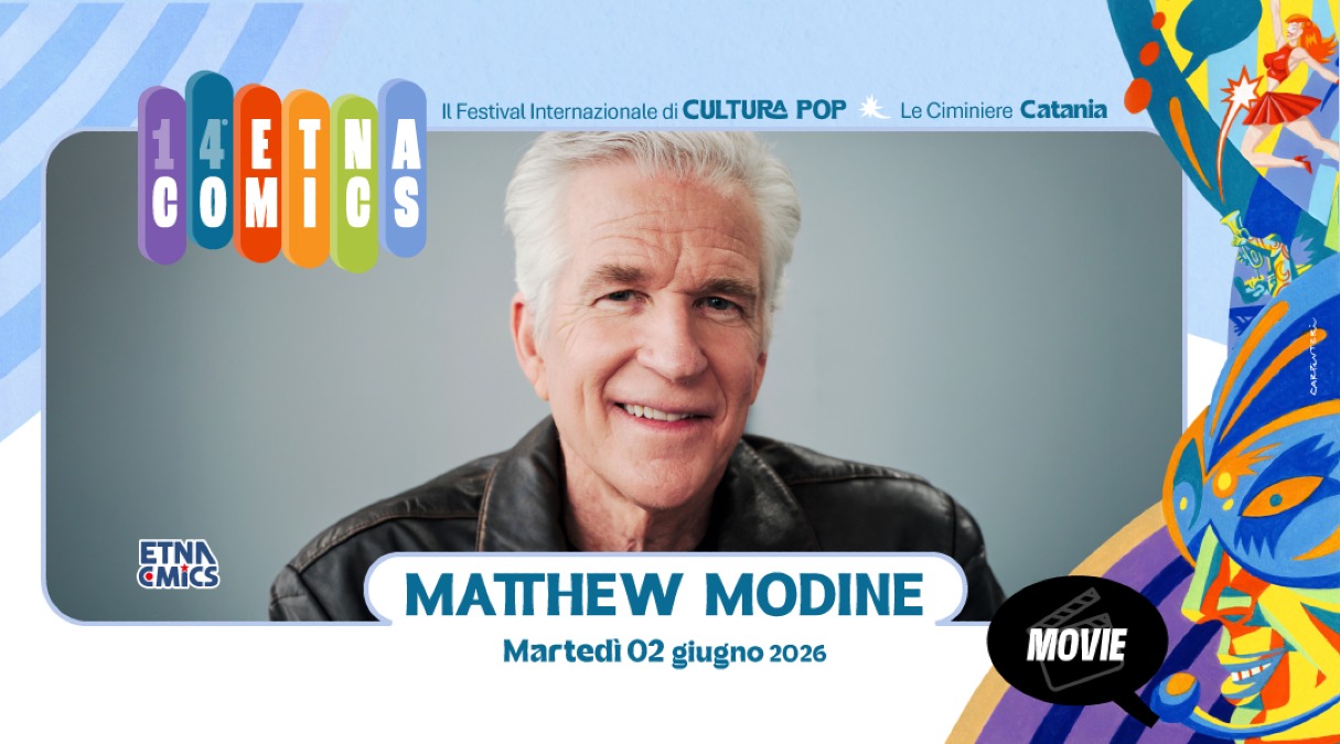 Matthew Modine ospite d'onore a Etna Comics 2026: incontro il 2 giugno a Catania - Credit Foto Etna Comics