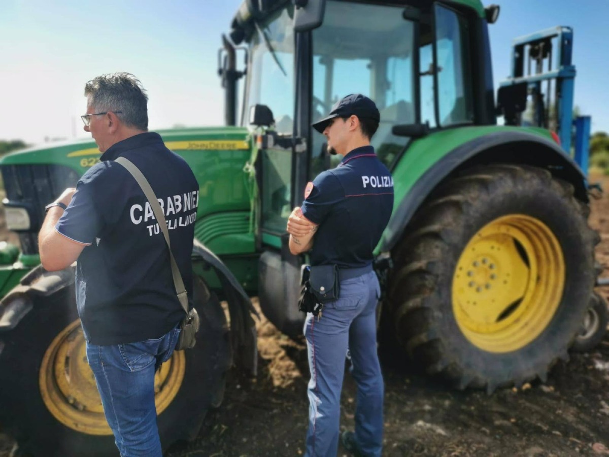 Siracusa, controlli interforze contro il caporalato: prime ispezioni senza irregolarità - Credit Foto Questura di Siracusa