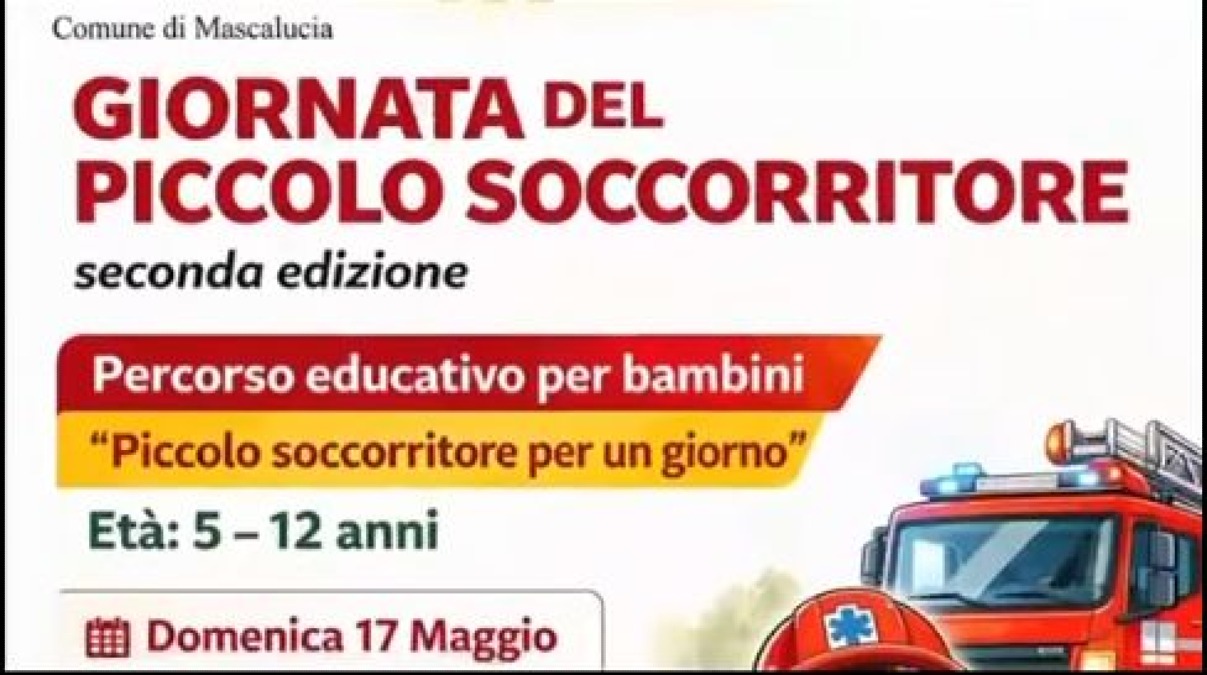 Mascalucia: circa 500 bambini alla seconda 'Giornata del Piccolo Soccorritore' per educazione civica e solidarietà - Credit Foto Vincenzo Magra Sindaco di Mascalucia