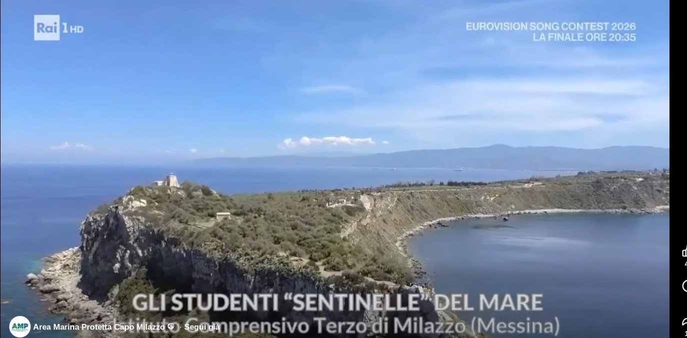 L’Area Marina Protetta di Capo Milazzo protagonista in un format RAI: il video mostra bellezza e impegno per la biodiversità - Credit Foto/Video Rai- Area Marina Protetta Capo Milazzo