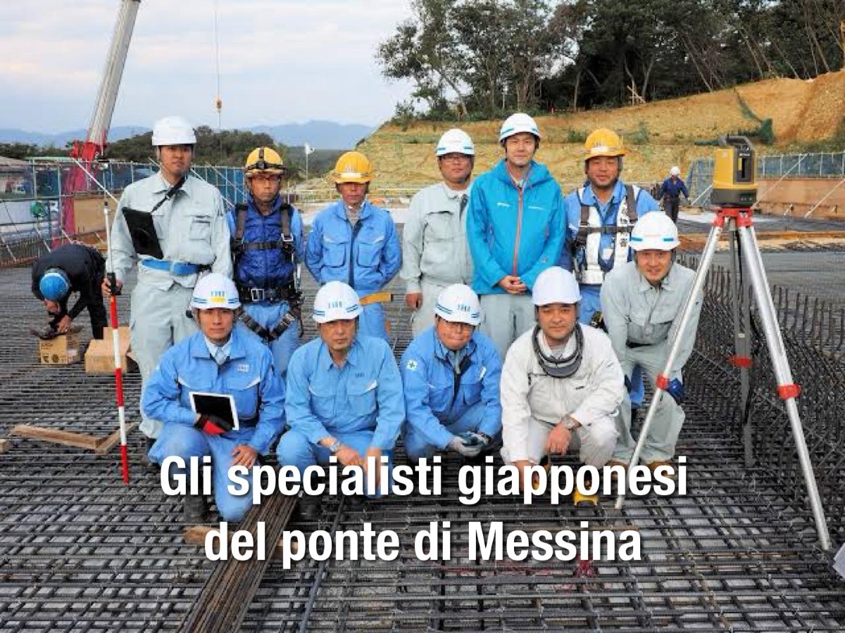 Ponte sullo Stretto: la pagina social pubblica i tecnici giapponesi e scoppia la polemica sui cavi IHI - Credit foto Ponte sullo Stretto di Messina
