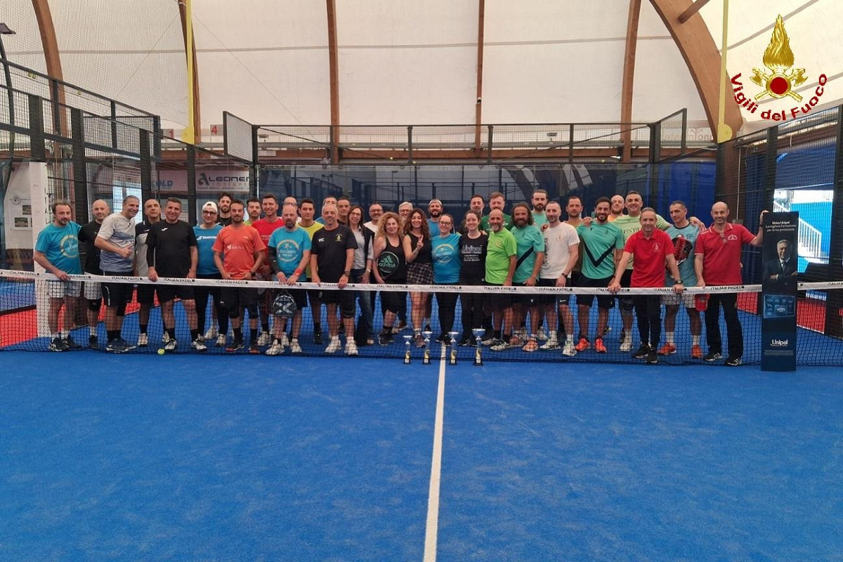 Vigili del Fuoco trionfano nel 3° Campionato Italiano di Padel nella Valle dei Templi