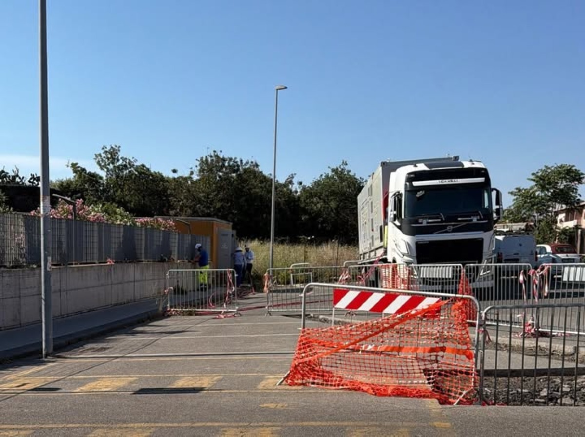 Tremestieri Etneo, comitato segnala lavori sulla faglia sotto l'Istituto Maria Teresa di Calcutta - Credit Foto Francesco Fabio Mazziotta