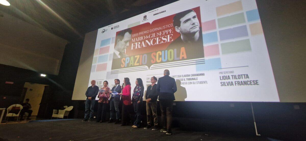 Premiazione delle scuole palermitane in memoria di Mario Francese: un passo verso la crescita civile del Comune di Palermo - 
