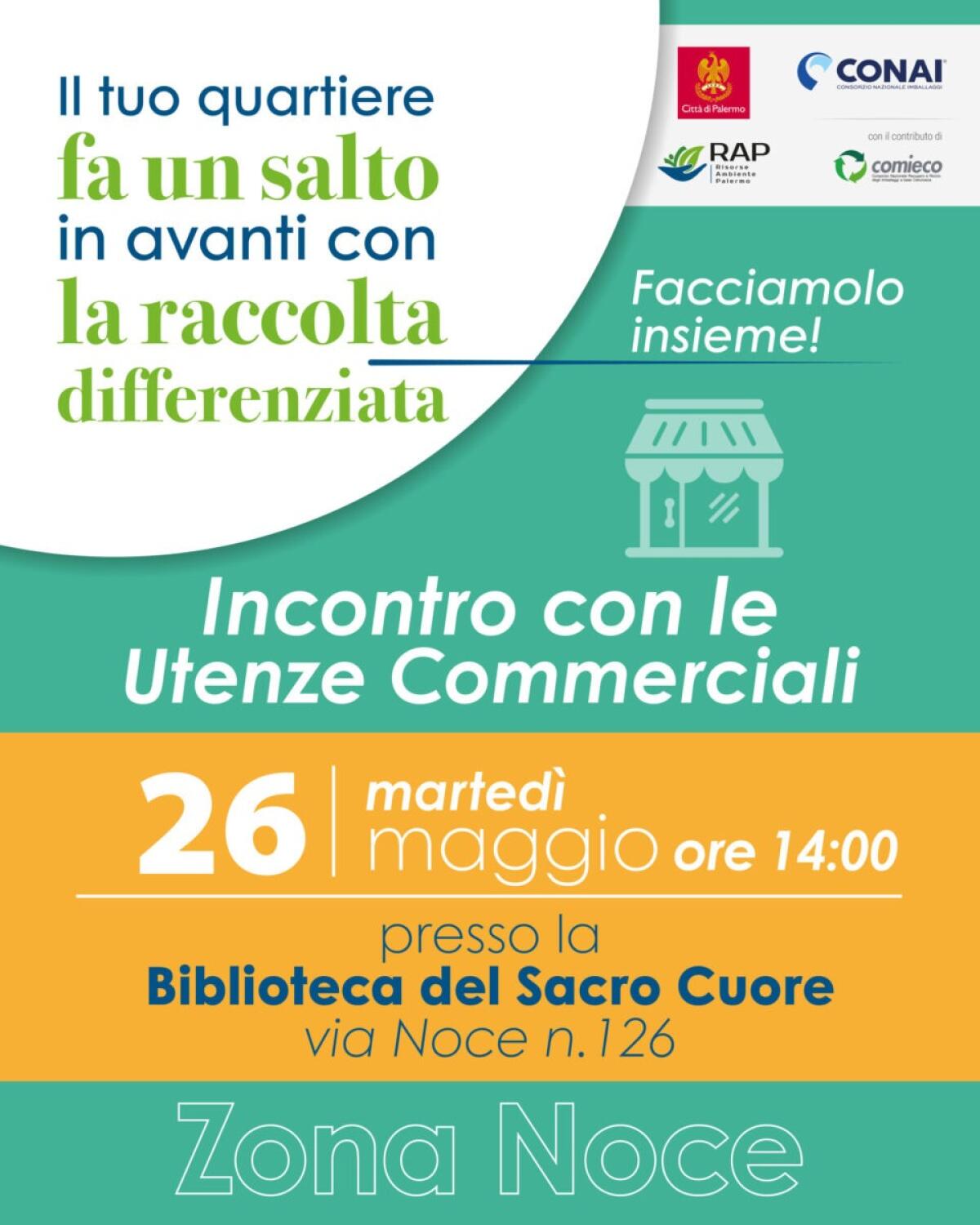 Comune di Palermo avvia la raccolta differenziata porta a porta nel quartiere Noce - 