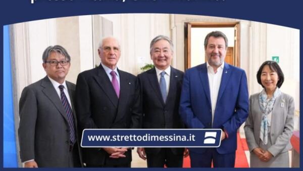 Ponte sullo Stretto: incontro al Mit con IHI, Salvini e Stretto di Messina SpA