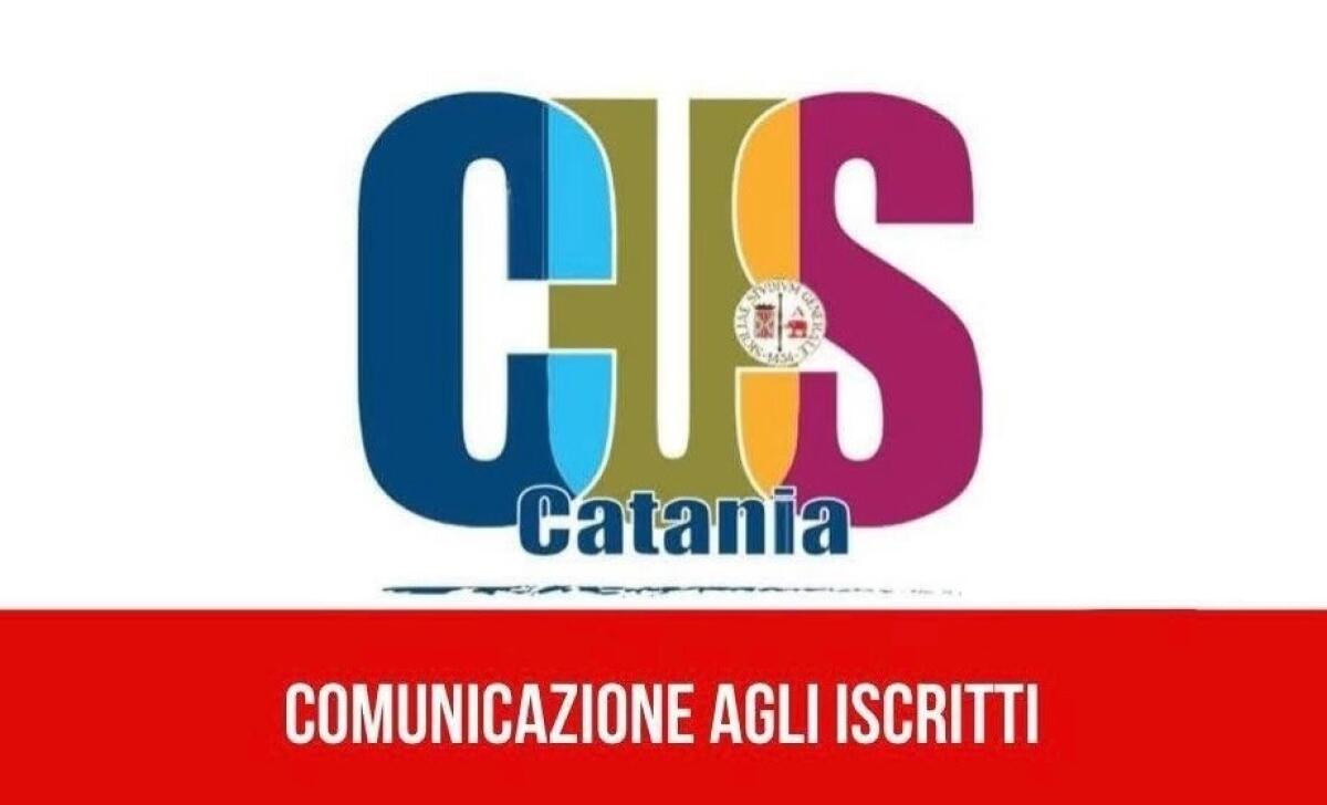 Sospensione delle Attività del CUS Catania per il Palio d’Ateneo il 15 Maggio 2026 - 