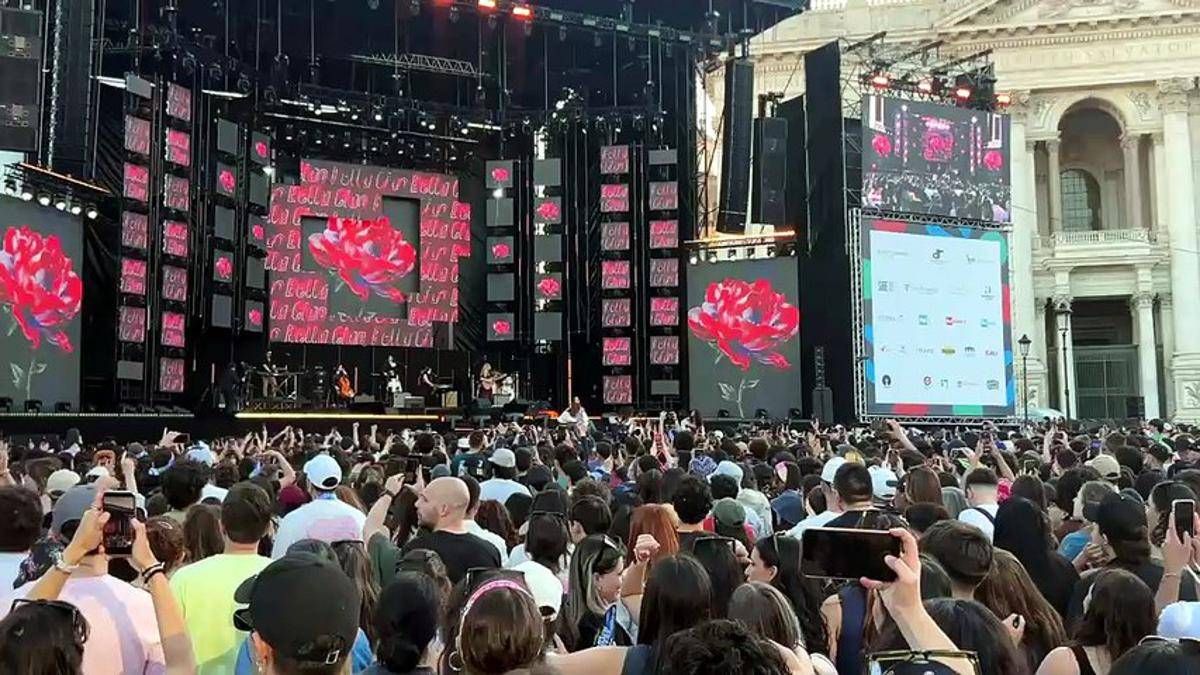 Concertone 1 maggio, Delia canta Bella Ciao. Nazari: "Palestina libera" - 
