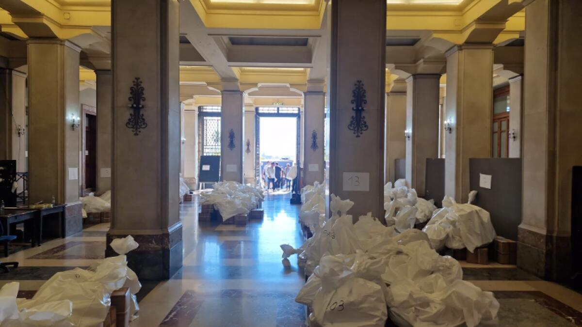 Trasporto completato del materiale elettorale nel Comune di Messina - 